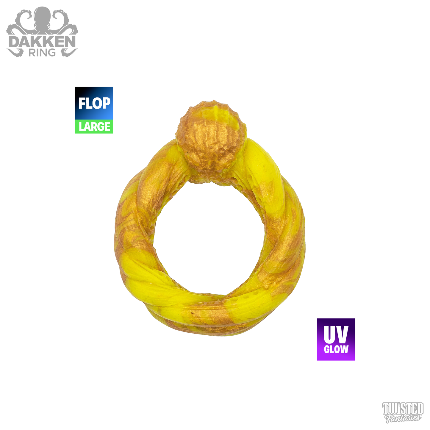 FLOP Large DAKKEN the Tentacle Ring - Medium (UV)