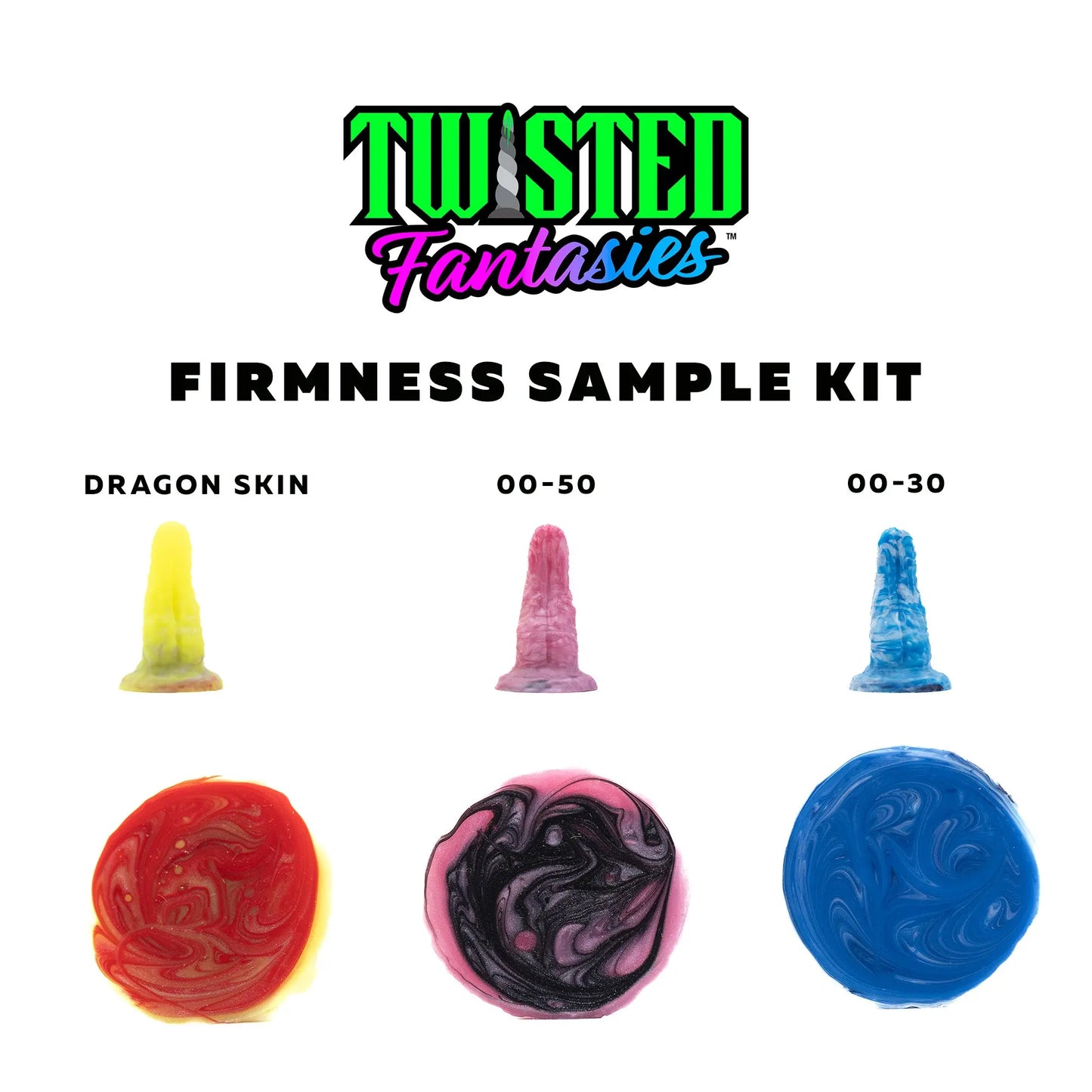 3 pack firmness sample kit Twisted Fantasies