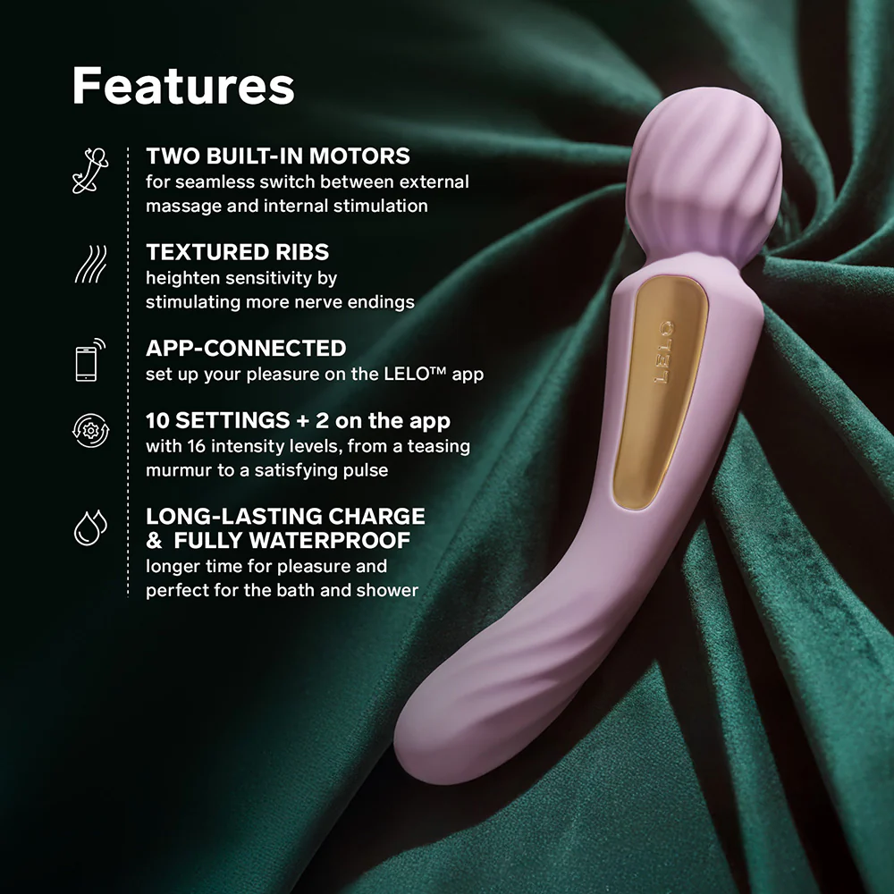 LELO Switch Double-Sided Wand Vibrator Twisted Fantasies