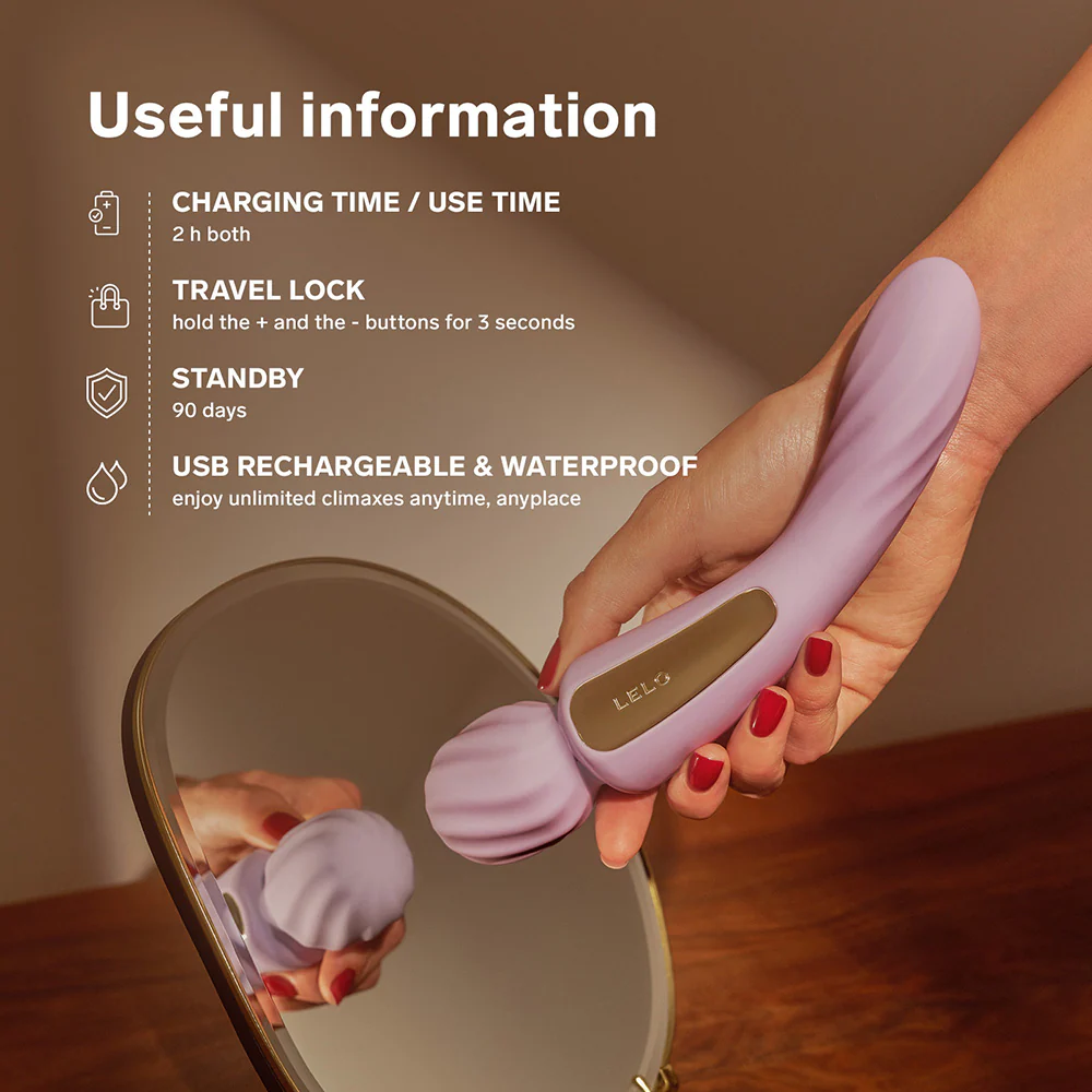 LELO Switch Double-Sided Wand Vibrator Twisted Fantasies