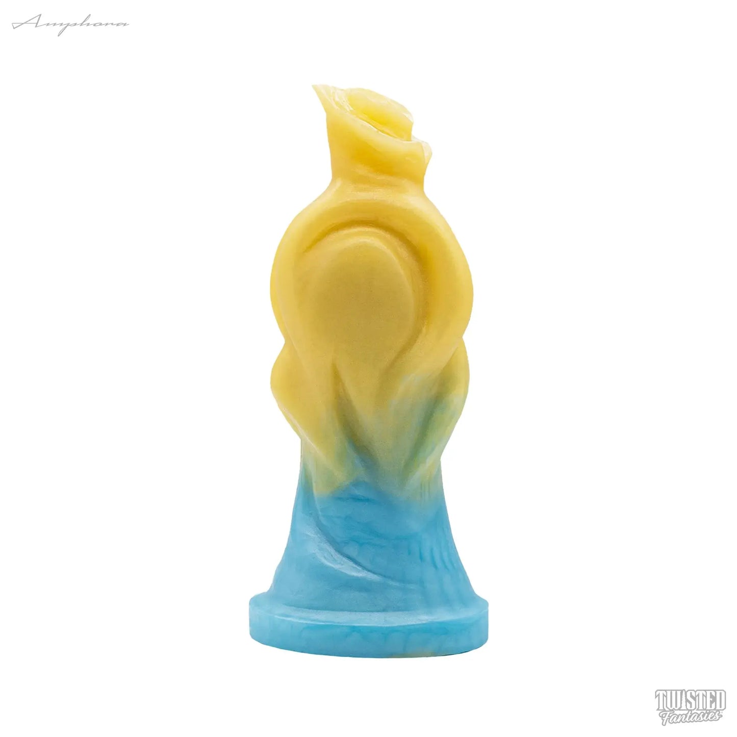 Amphora Elegant Dildo yellow blue fade