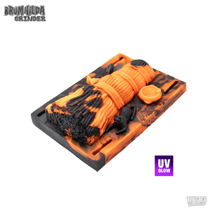 Brumhilda Halloween Humping Sex Toy orange black marble