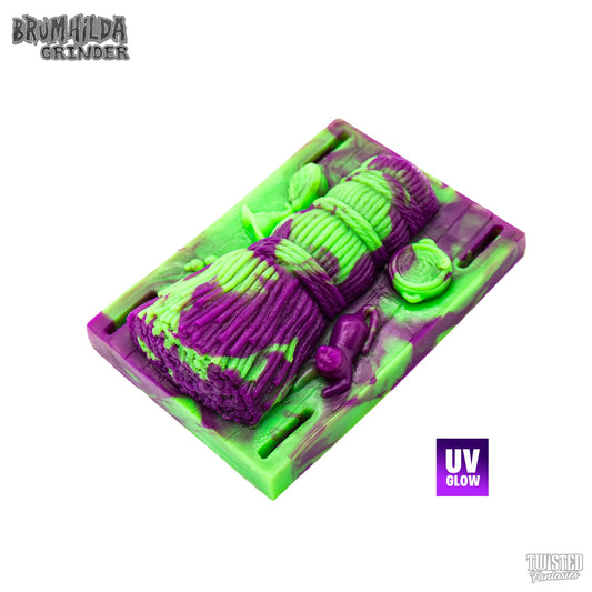 Brumhilda Halloween Humping Sex Toy green purple marble