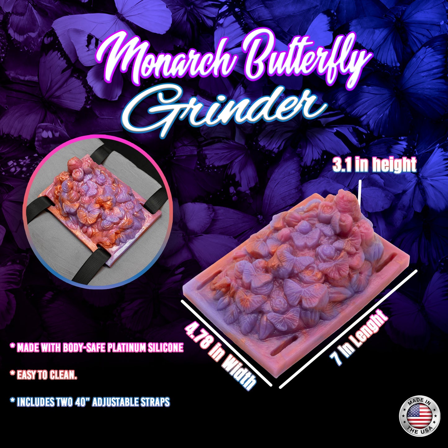 Custom Monarch the Butterfly Grinder