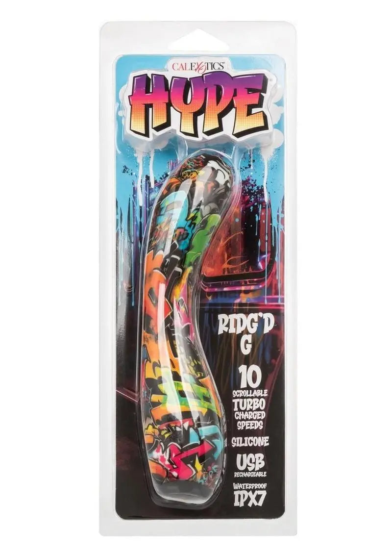 CalExotics Hype Ridg'd G Silicone USB Rechargeable Vibrator Shop Erotic