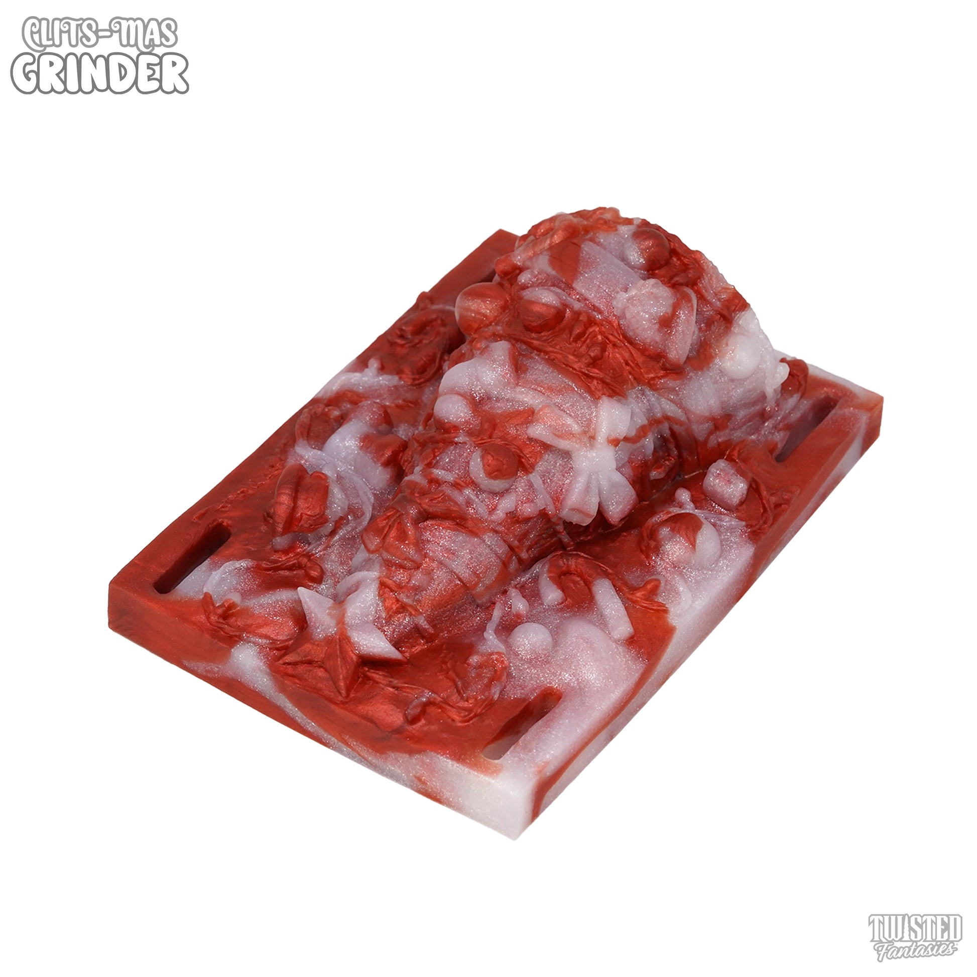 Clit-mas Christmas Sex Grinder Red and White
