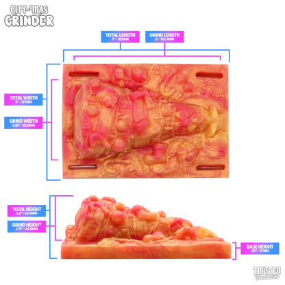 Clit-mas Christmas Sex Grinder Measurements