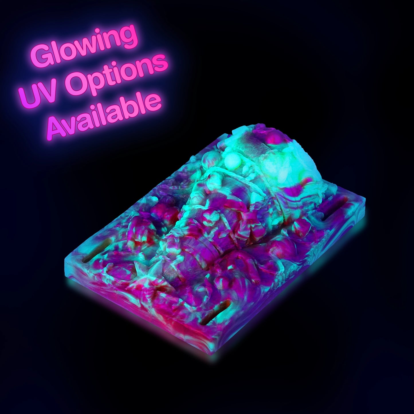 Clit-mas Christmas Sex Grinder UV Glow in the Dark