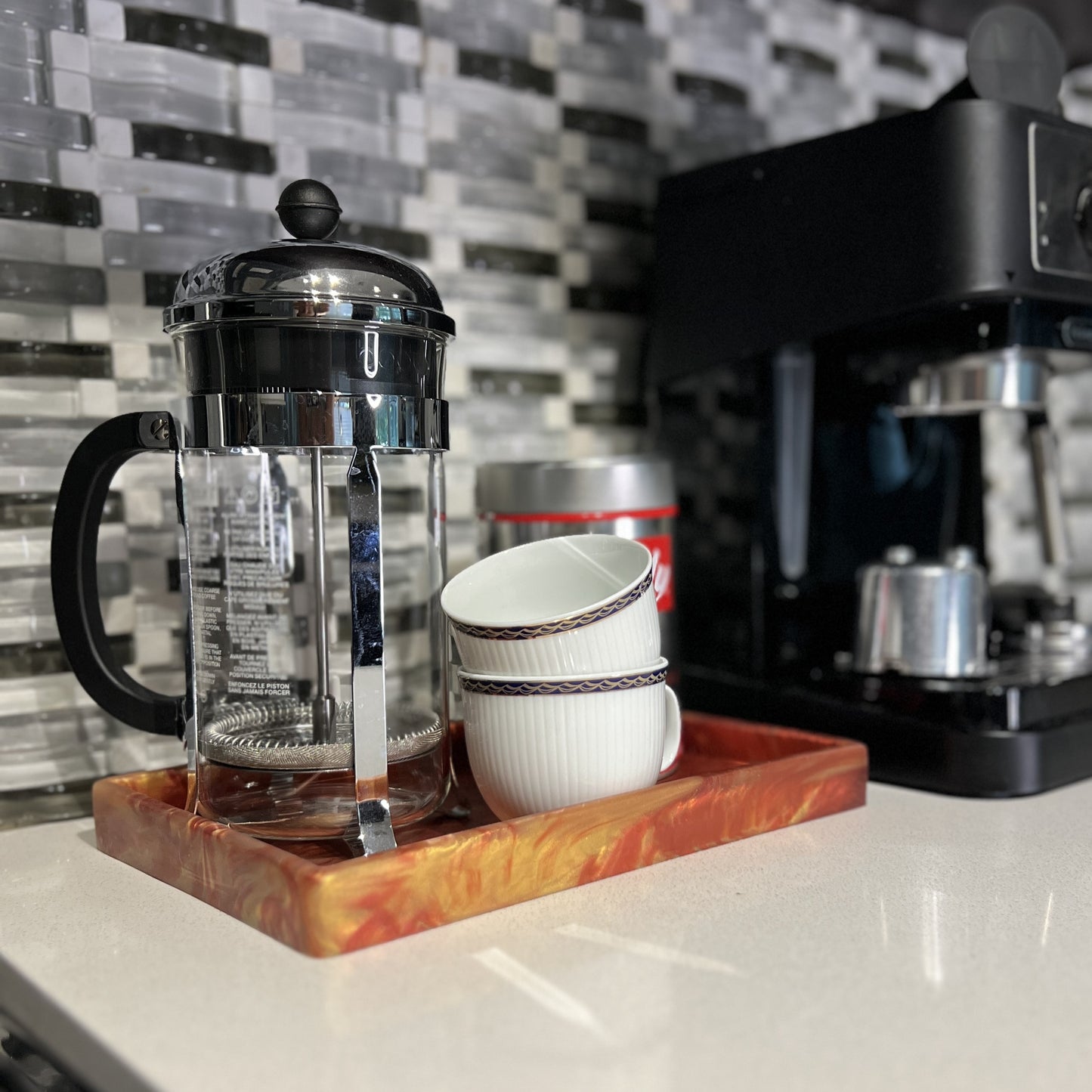 Organizer for coffee station