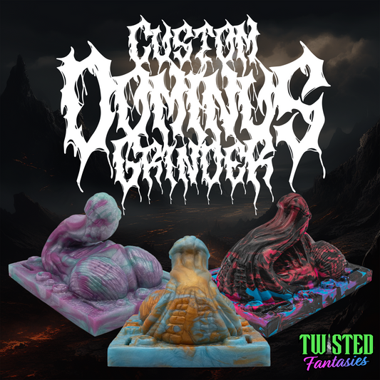 The DOMINUS grinder sex toy. Strap our grinder toys to any pillow, rolled-up blanket or towel for your solo play adventures.  Customize your own grinder sex toy -- choose colors, style, and firmness.