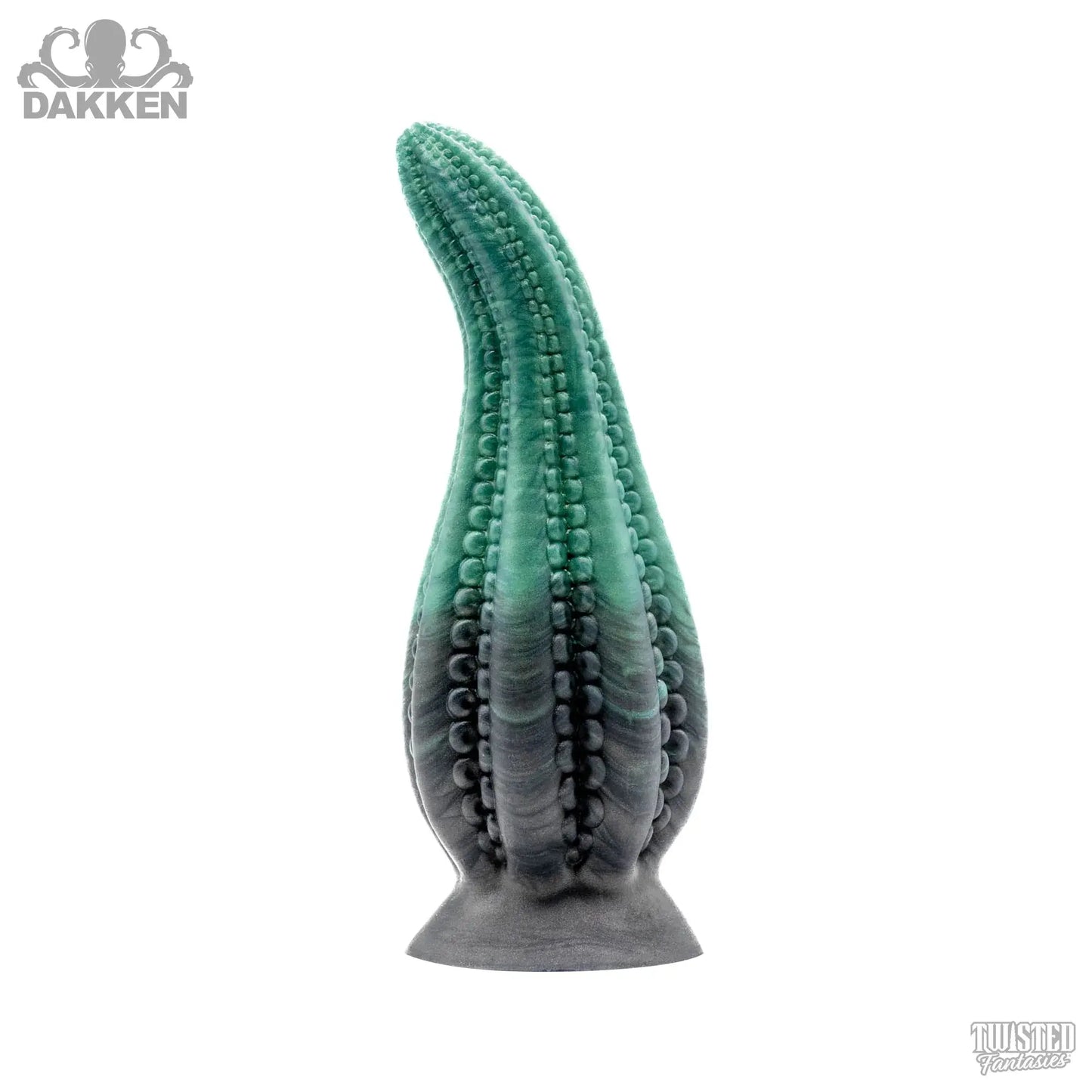 Dakken Octopus Tentacle Dildo green black fade