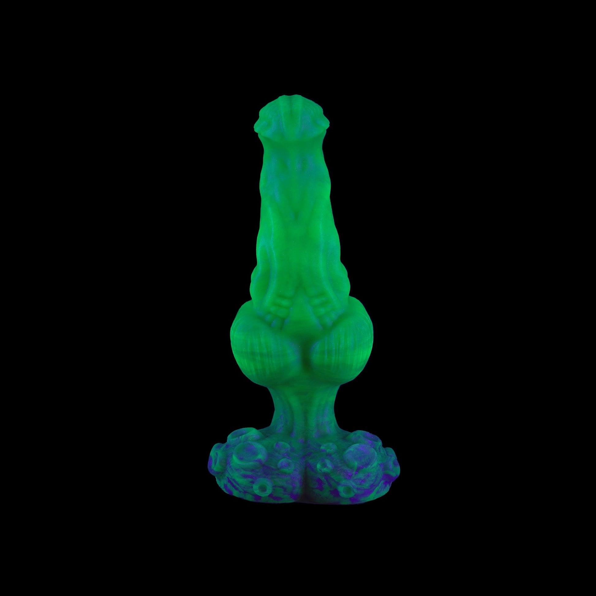 Premade DOMINUS the Knotted Demon Dildo - Medium - Suction Cup (UV) Twisted Fantasies