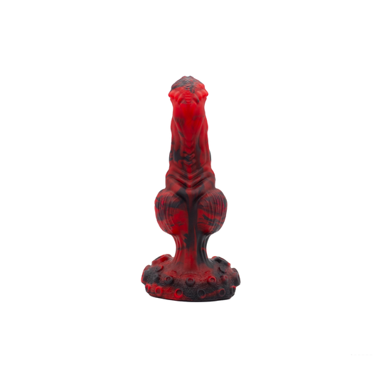 Premade DOMINUS the Knotted Demon Dildo - Med - Suction Cup