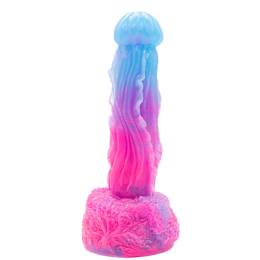 Premade Stinger the Jellyfish Dildo - Medium - Suction Cup