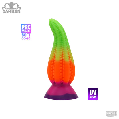 Premade DAKKEN the Tentacle Dildo - Soft - Suction Cup (UV)