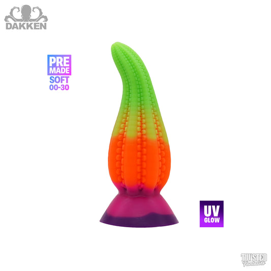 Premade DAKKEN the Tentacle Dildo - Soft - Suction Cup (UV)
