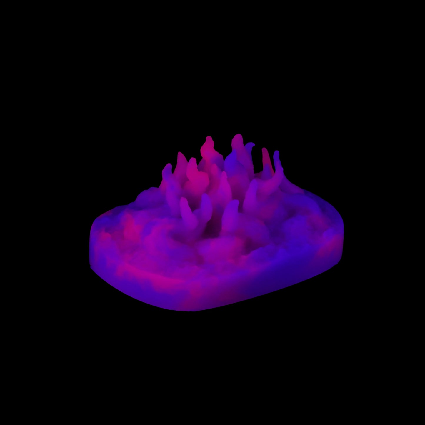 Premade Dakken the Tentacle Mini Sex Grinder - Medium - Standard Base (UV)