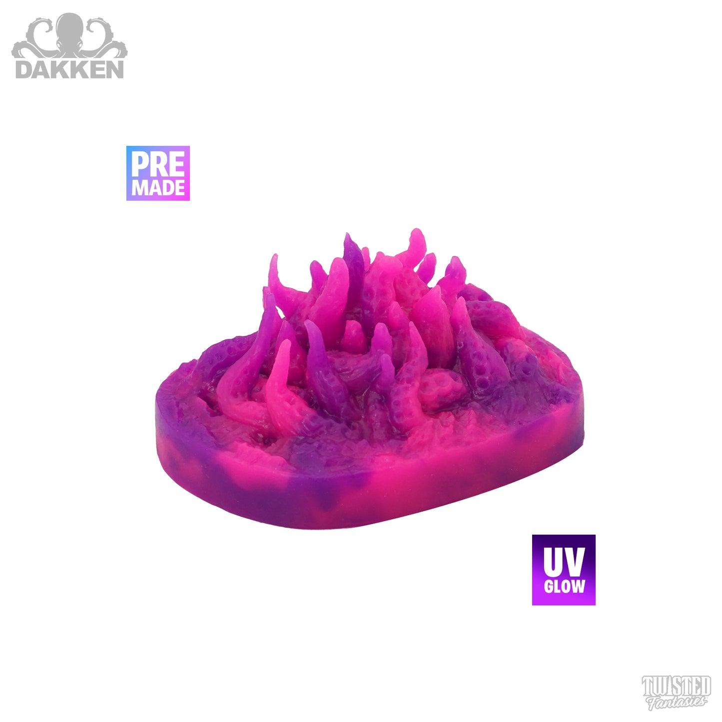 Premade Dakken the Tentacle Mini Sex Grinder - Medium - Standard Base (UV)