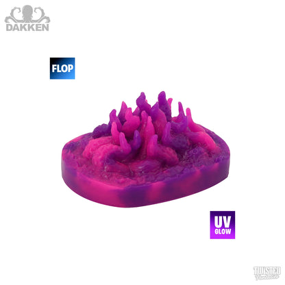 Flop Dakken the Tentacle Mini Sex Grinder - Medium - Suction Cup (UV)