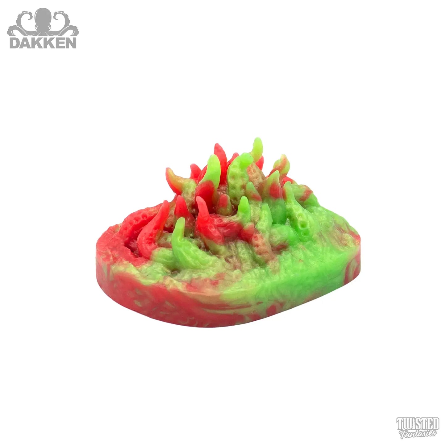 Dakken the Octopus Handheld Sex Toy Grinder Green Red