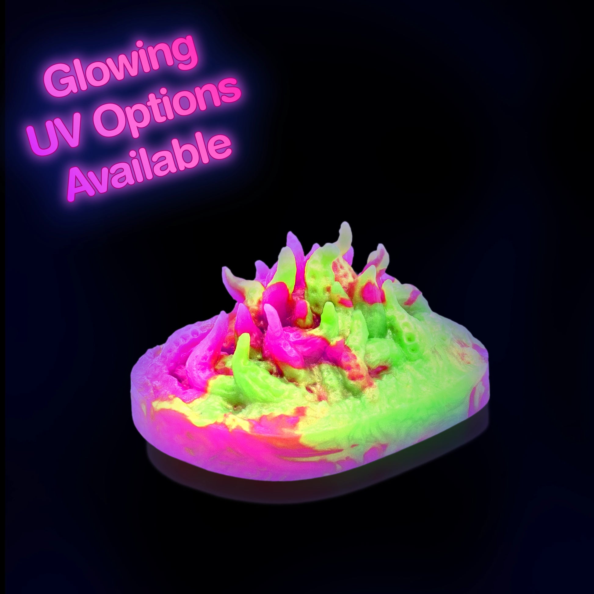 Dakken the Octopus Handheld Sex Toy Grinder Glow in the dark black light