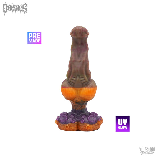Premade DOMINUS the Knotted Demon Dildo - Medium - Suction Cup (UV)