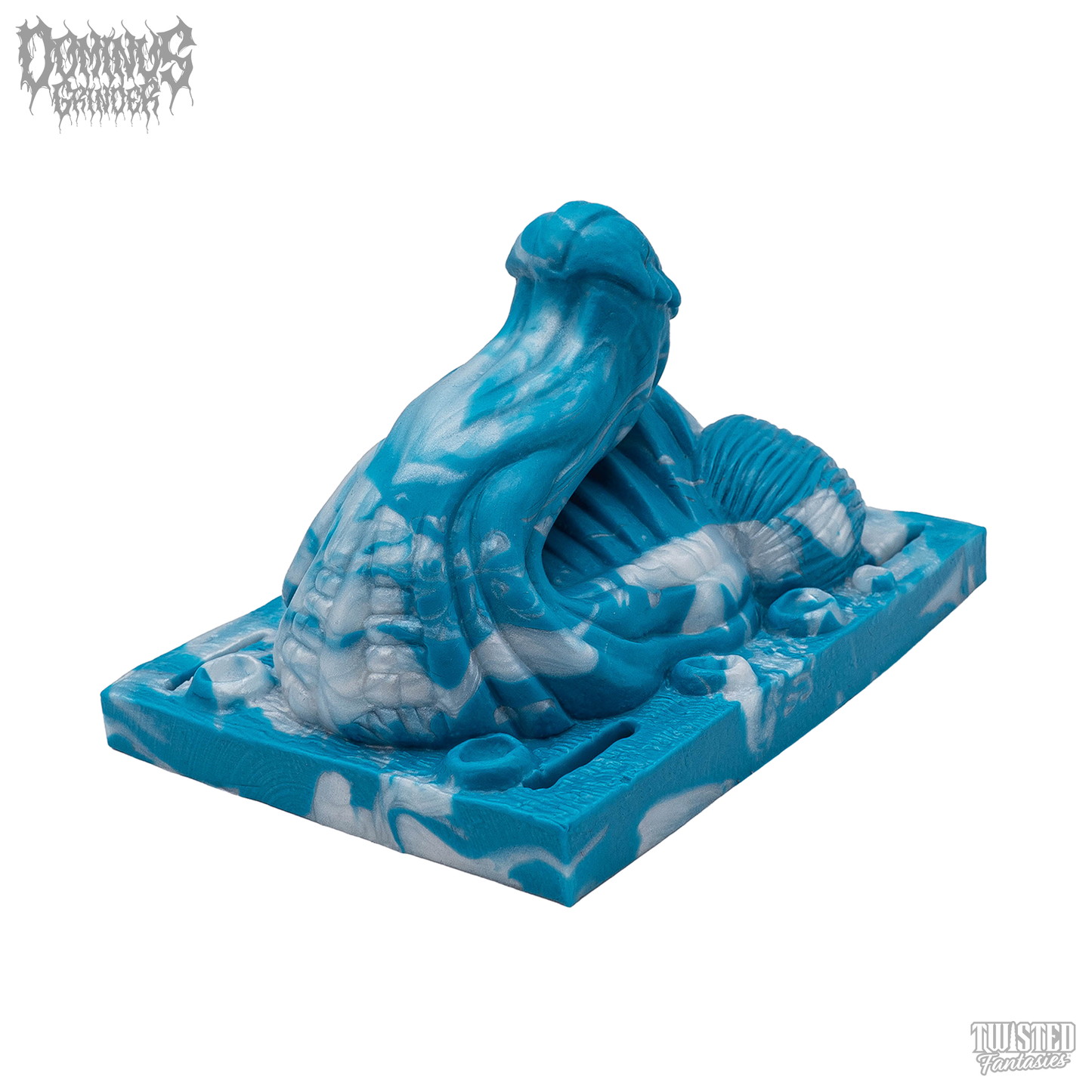 Dominus Insertable Sex Grinder blue white marble