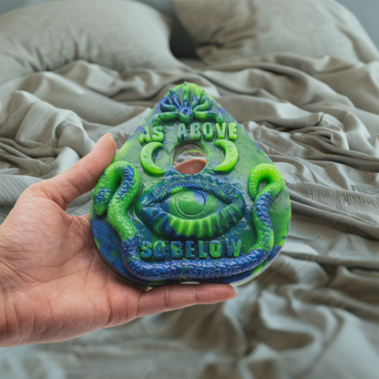 Ectogasm the Spooky Handheld Sex Toy Grinder in hand
