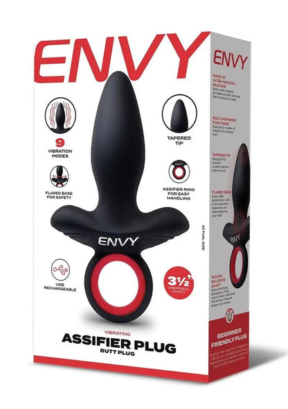 Envy Vibrating  Rechargeable Assifier Butt Plug Shop Erotic