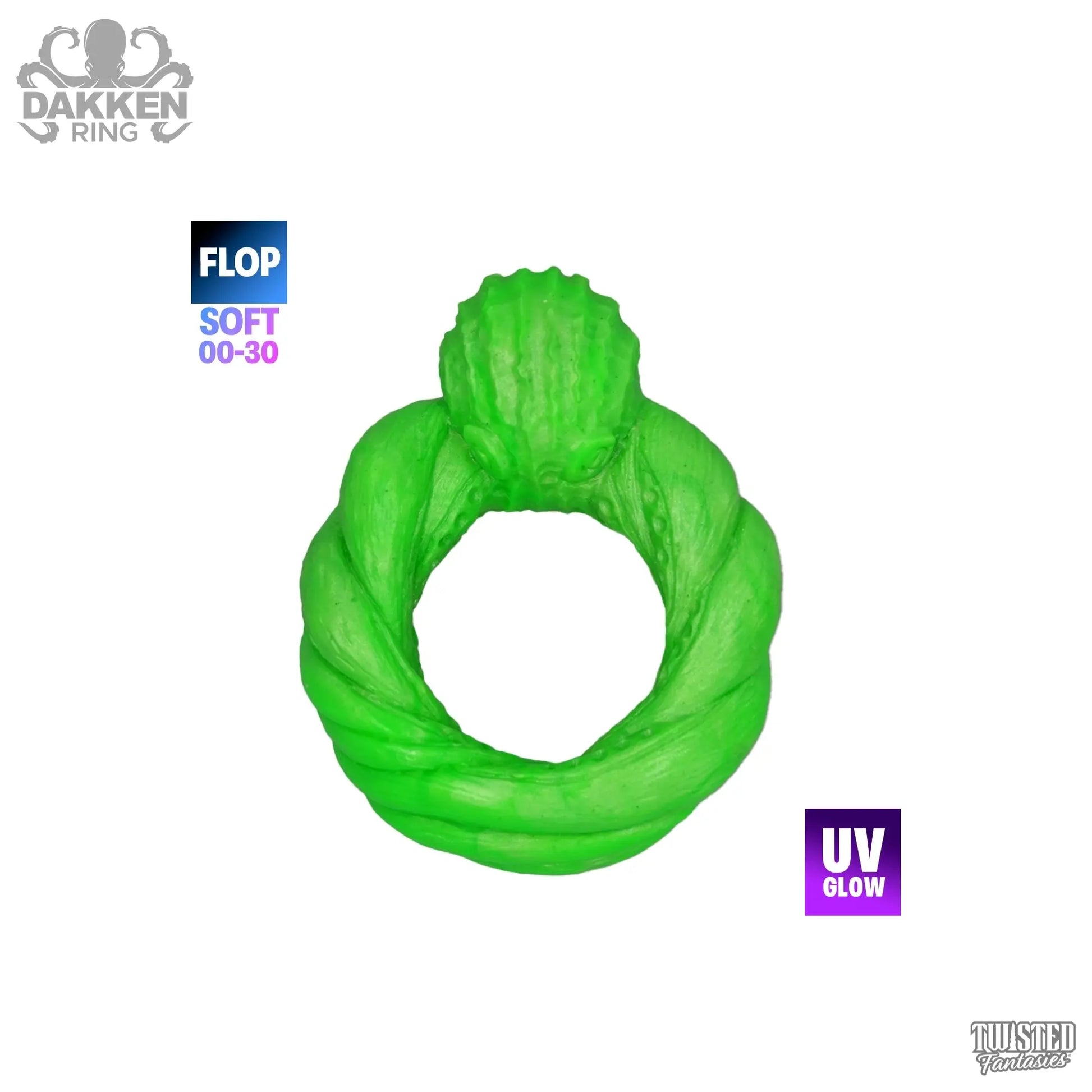 FLOP DAKKEN the Tentacle Ring - Soft (UV) Twisted Fantasies