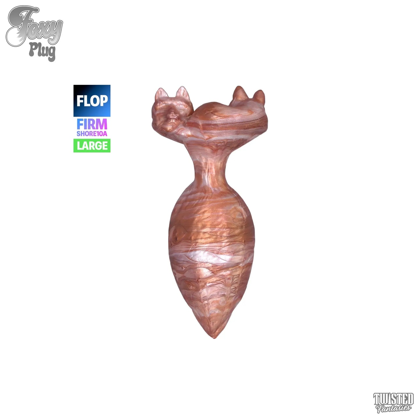 FLOP Large Foxy the Fox Butt Plug - Firm Twisted Fantasies