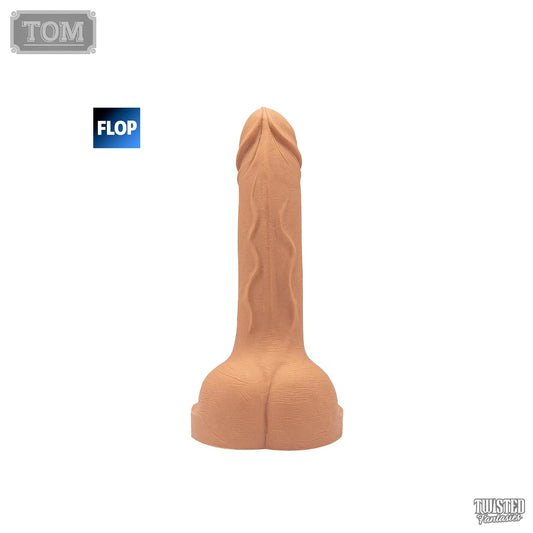 FLOP Tom the Realistic Dildo - Medium - Suction Cup Base Twisted Fantasies