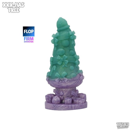 FLOP XXX-Mas Tree Holiday Dildo - Firm - Suction Cup Twisted Fantasies