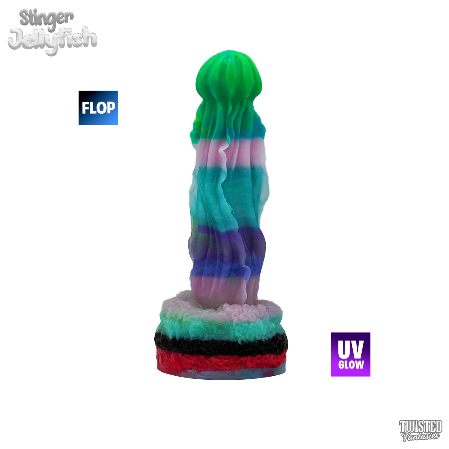 FLOP Stinger the Jellyfish Dildo - Medium - Suction Cup