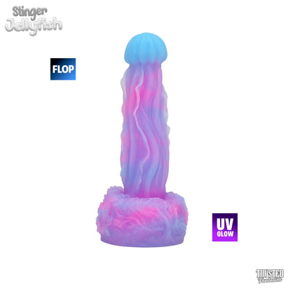 FLOP Stinger the Jellyfish Dildo - Medium - Standard Base (UV)