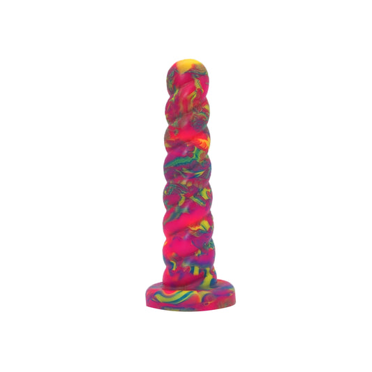 FLOP Horny the Unicorn Dildo - Medium - Suction Cup (UV)