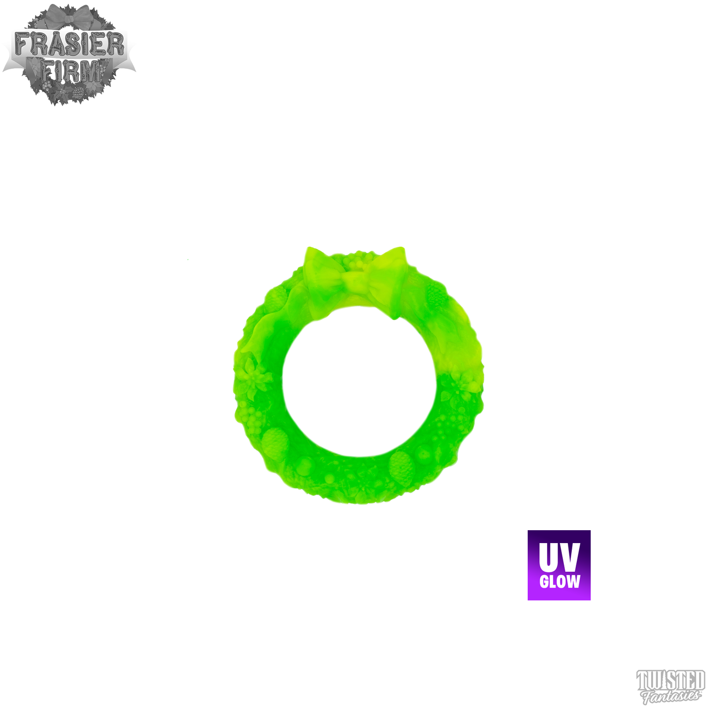 Frasier Firm the Christmas Wreath Cock Ring (UV)