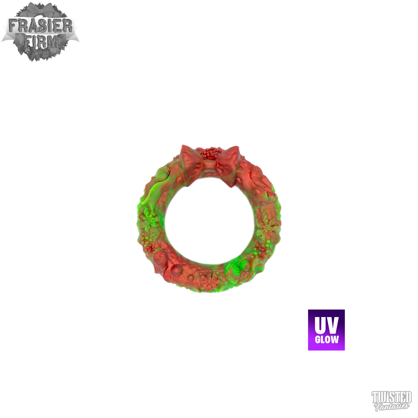 Frasier Firm the Christmas Wreath Cock Ring (UV)