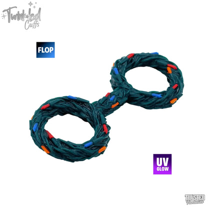 Flop Twinkled Christmas Silicone Cuffs (UV) Twisted Fantasies