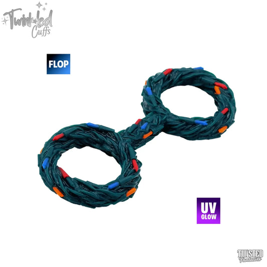 Flop Twinkled Christmas Silicone Cuffs (UV) Twisted Fantasies