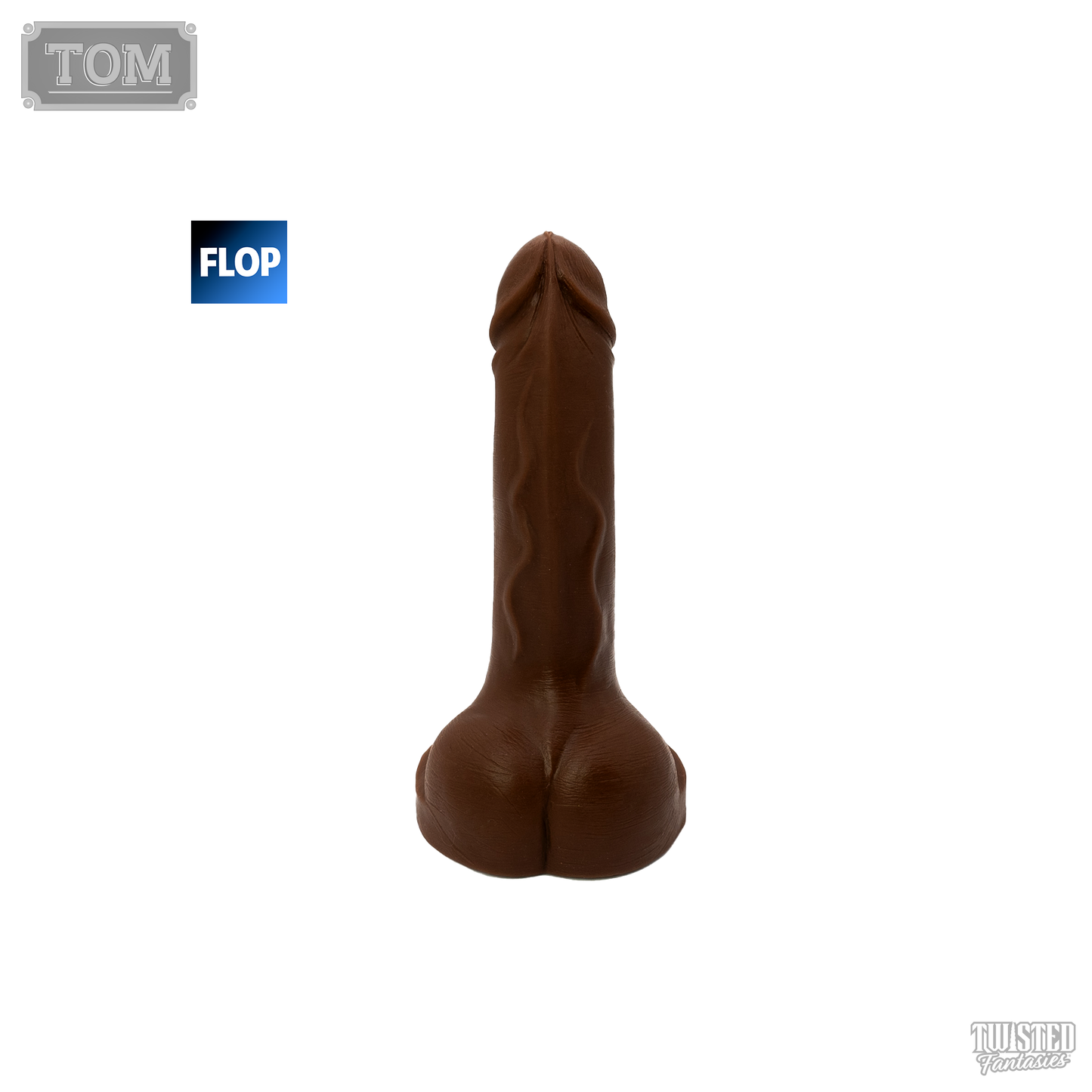 FLOP Tom the Realistic Dildo - Medium - Suction Cup Base