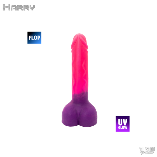 FLOP Harry the Realistic Dildo - Medium - Standard Base (UV)