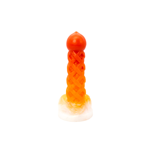 FLOP Peach Pie A La Mode Dildo - Med - Standard Base