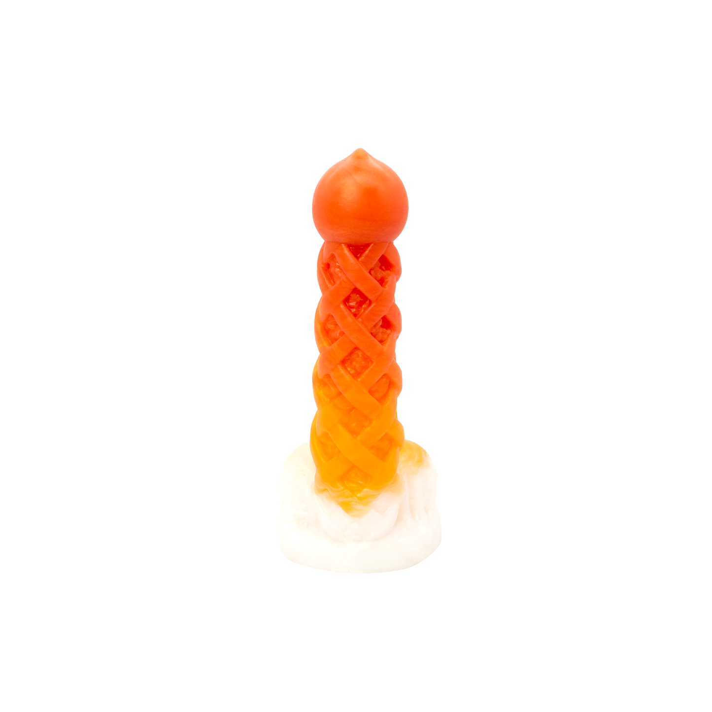 FLOP Peach Pie A La Mode Dildo - Med - Suction Cup Base