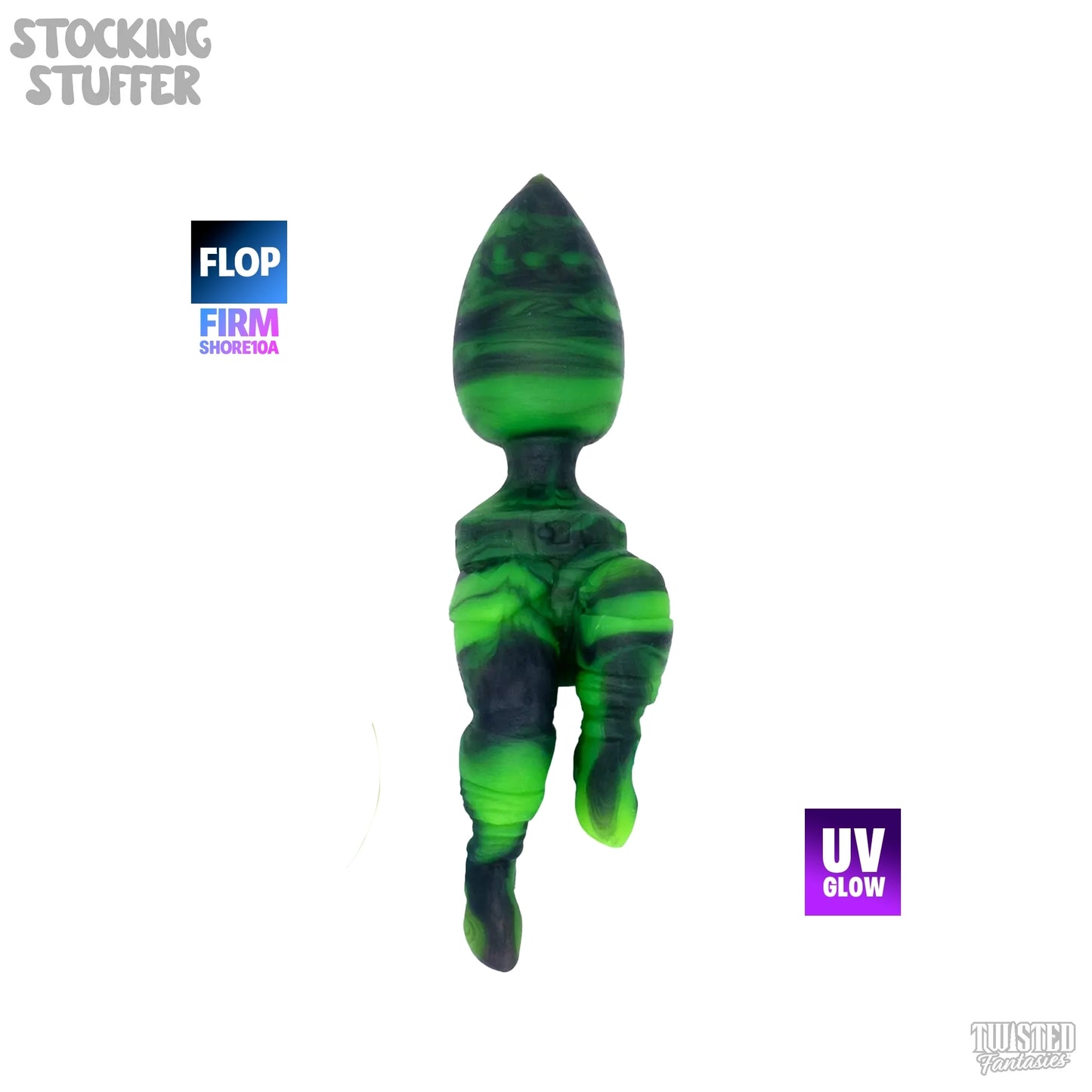 FLOP Stocking Stuffer the Santa Butt Plug - Firm (UV)