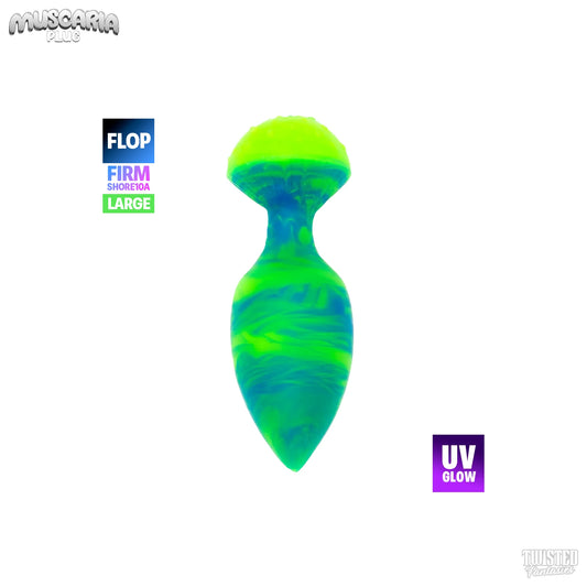 FLOP Large Muscaria the Mushroom Butt Plug - Firm (UV)