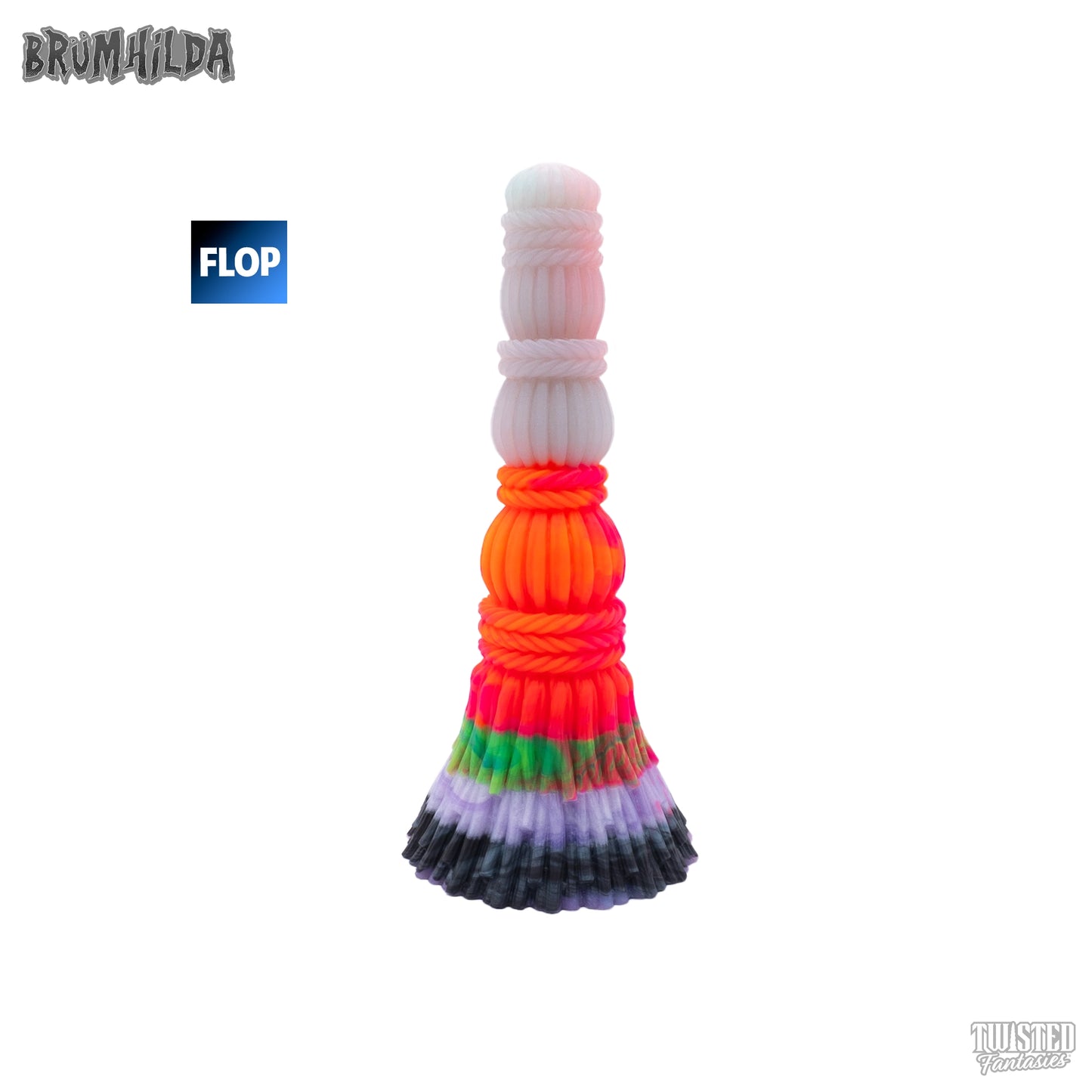 FLOP Brümhilda the Witches Broom Dildo - Medium - Standard Base (UV)
