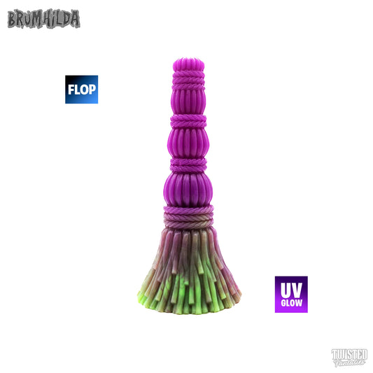 FLOP Brümhilda the Witches Broom Dildo - Medium - Suction Cup (UV)