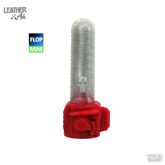 FLOP Mini Leather and Ash the Chainsaw Dildo - Medium - Standard Base