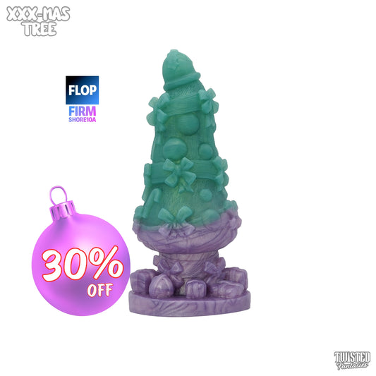 FLOP XXX-Mas Tree Holiday Dildo - Firm - Suction Cup